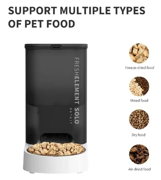 PETKIT FRESH ELEMENT SOLO 3.0L Smart Pet Feeder (Black)