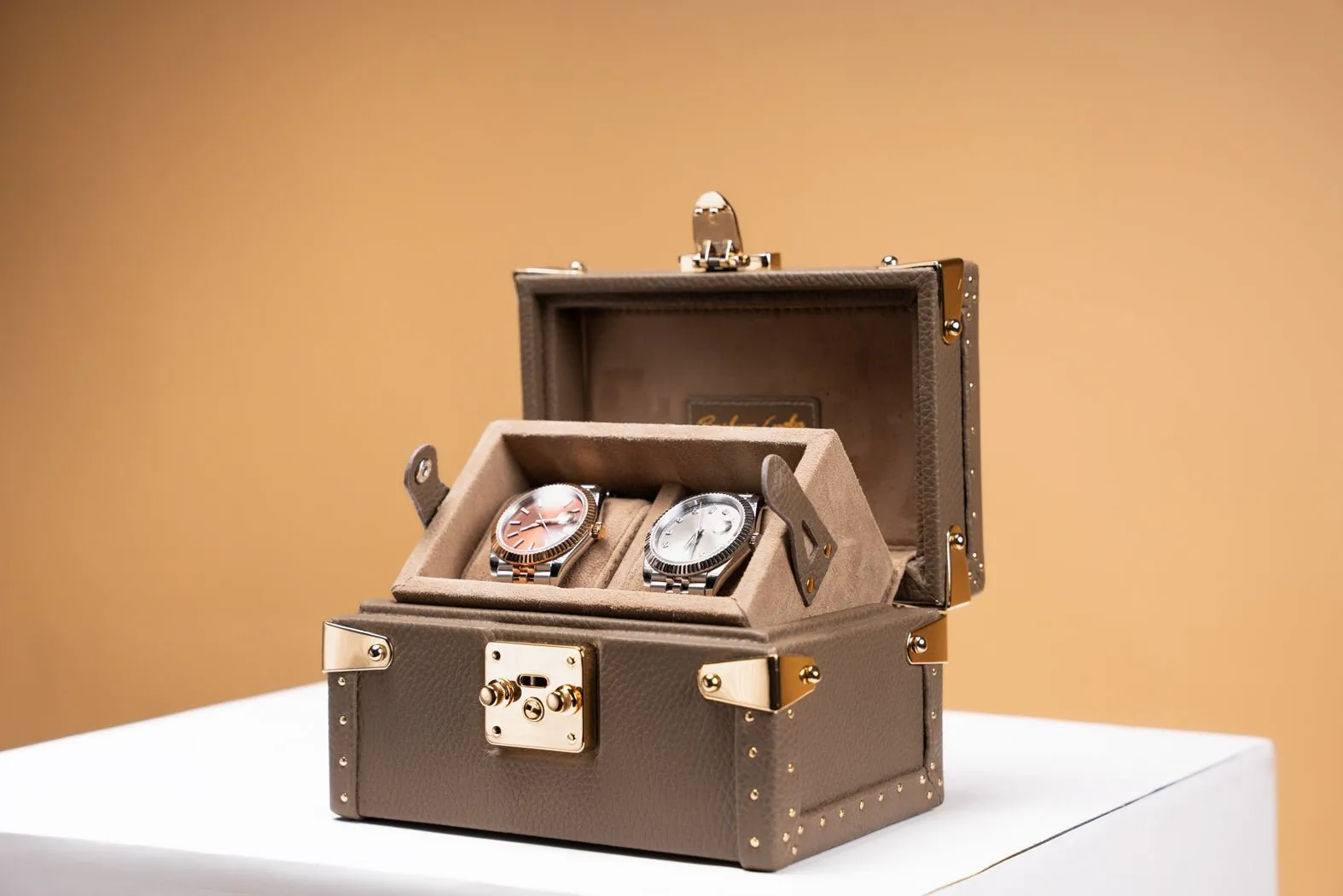 Petra Watch Case - Togo Beige