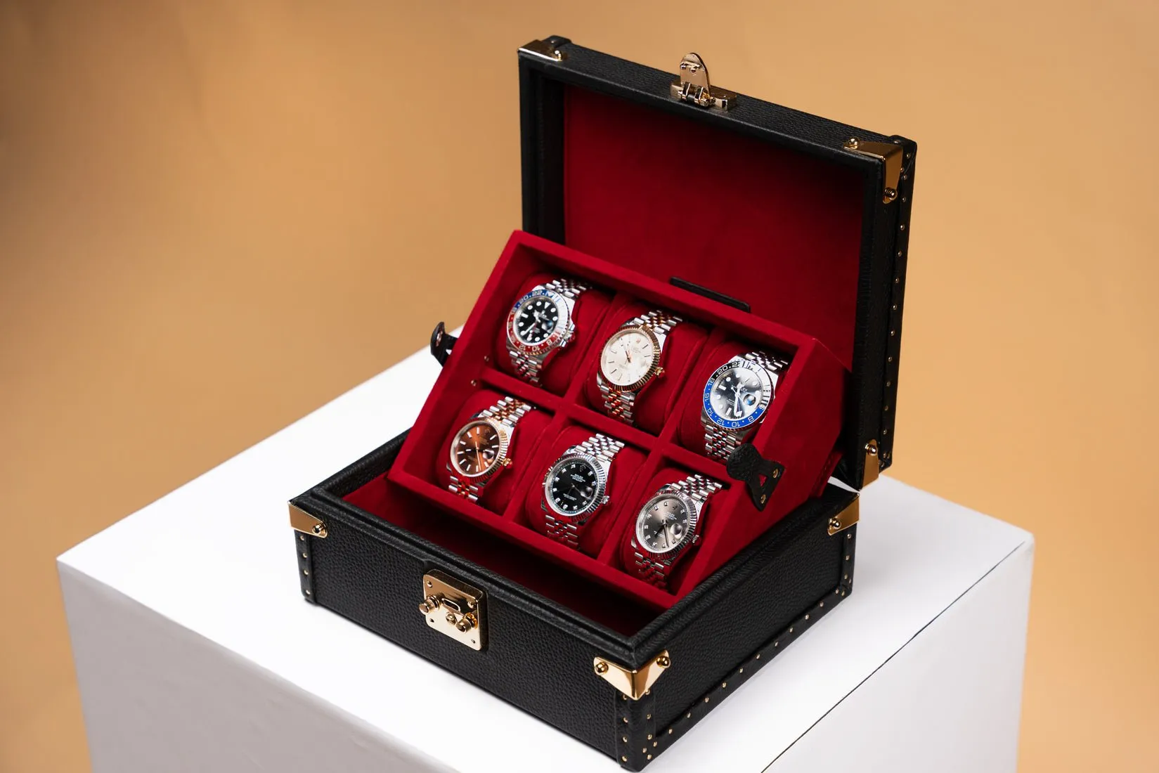 Petra Watch Case - Togo Black