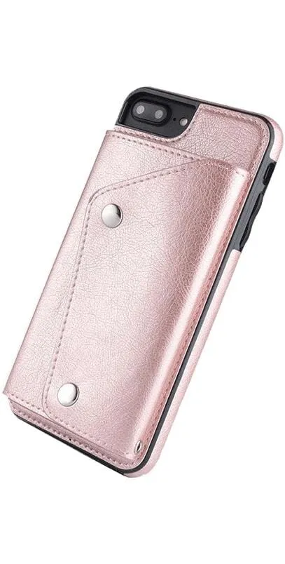 Pink Vegan Leather | Wallet Case