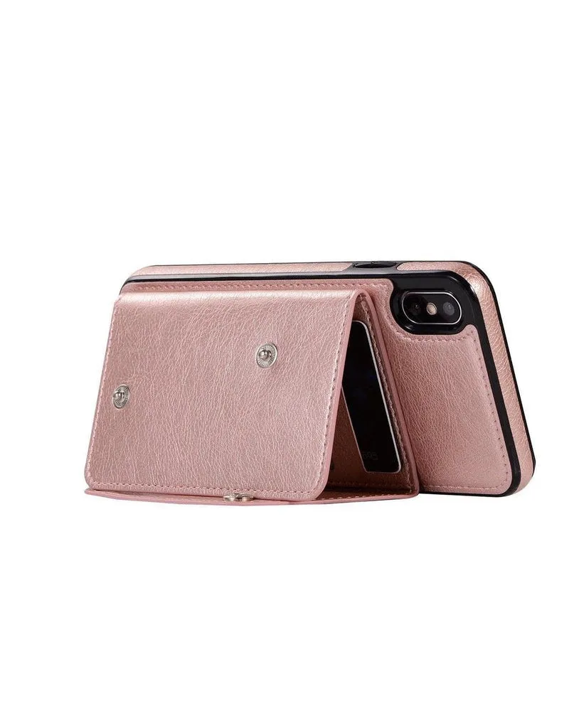 Pink Vegan Leather | Wallet Case