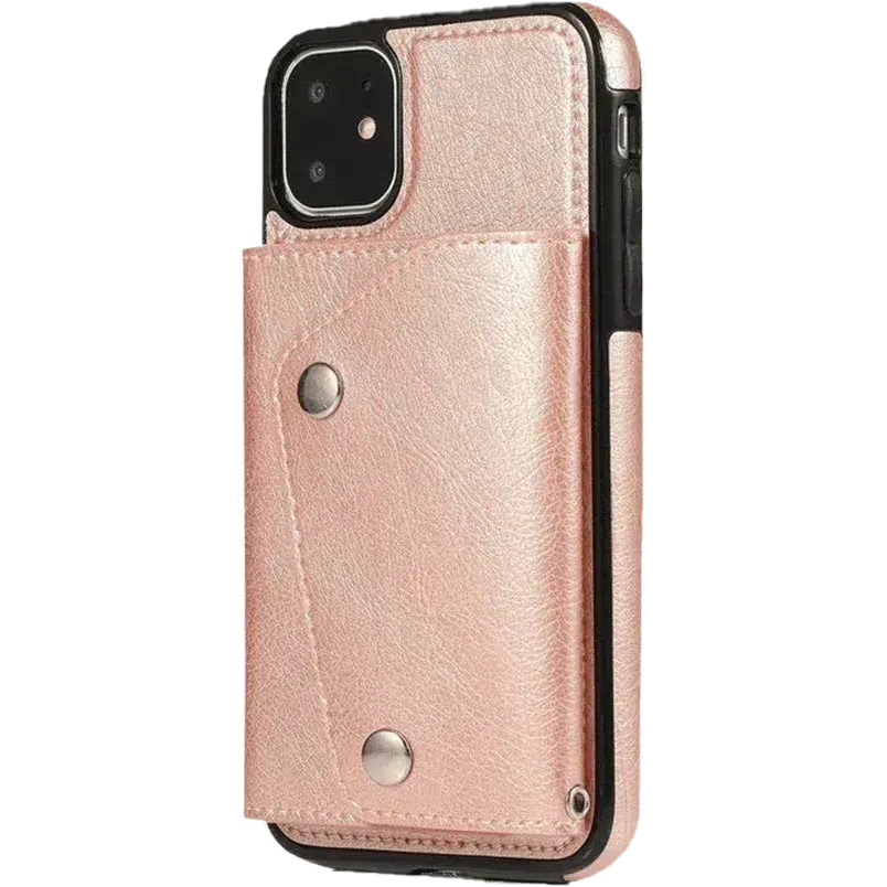 Pink Vegan Leather | Wallet Case