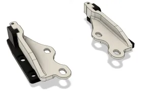 Precision Works Quick Release Hood Hinges - Honda Odyssey 95-04