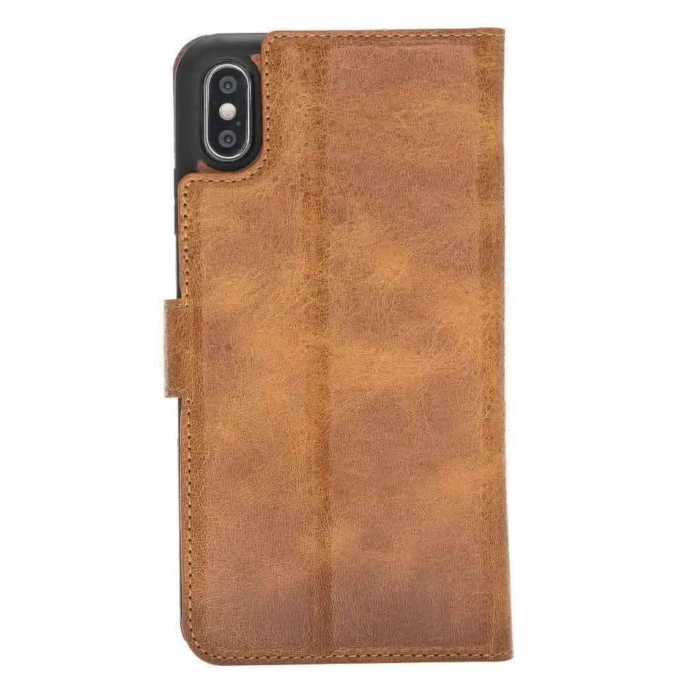 Premium Detachable Leather Wallet Case for Apple iPhone X Series by Bouletta