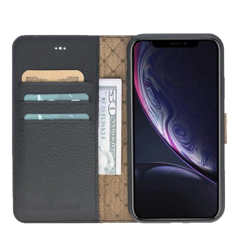 Premium Detachable Leather Wallet Case for Apple iPhone X Series by Bouletta