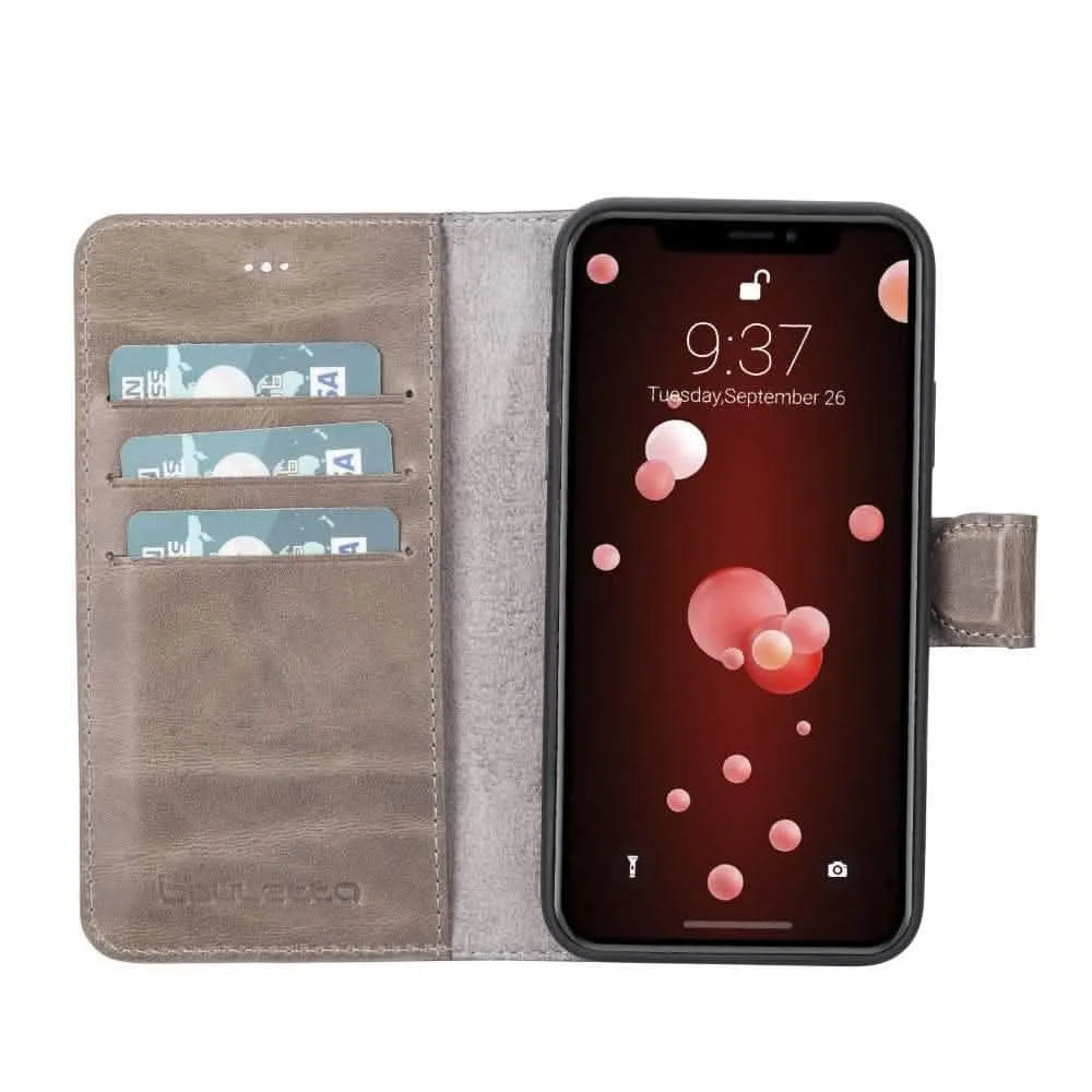 Premium Detachable Leather Wallet Case for Apple iPhone X Series by Bouletta