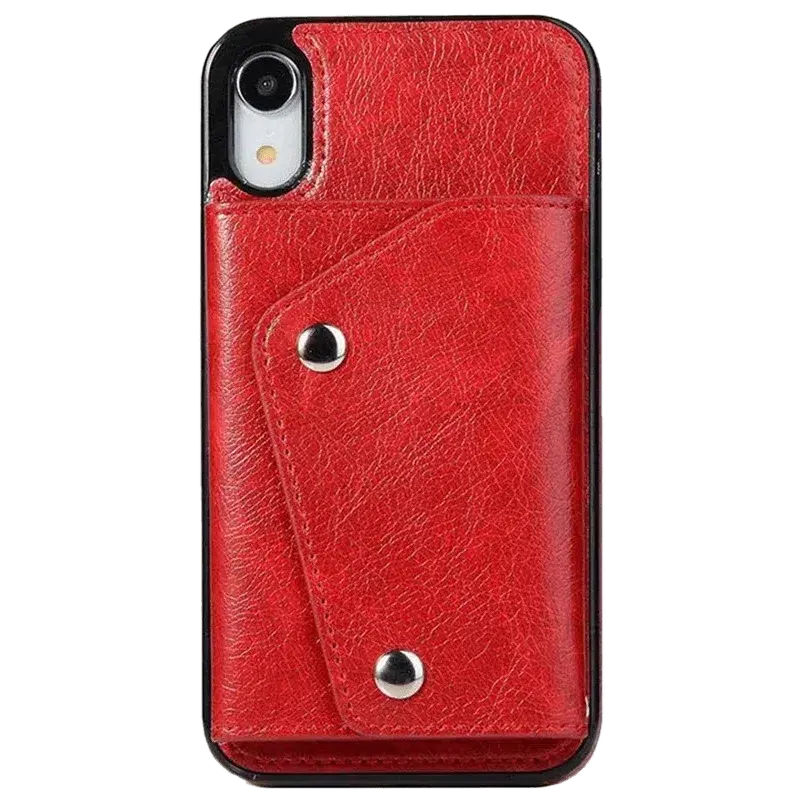 Red Vegan Leather | Wallet Case