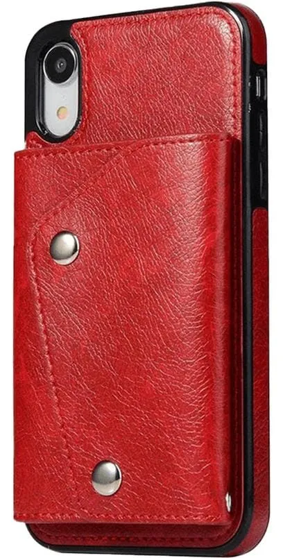 Red Vegan Leather | Wallet Case