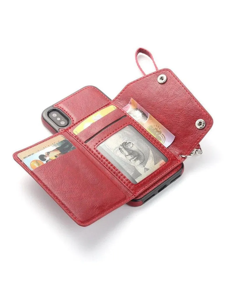 Red Vegan Leather | Wallet Case