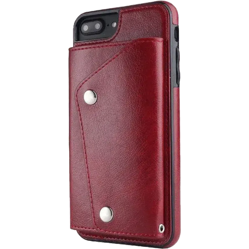 Red Vegan Leather | Wallet Case