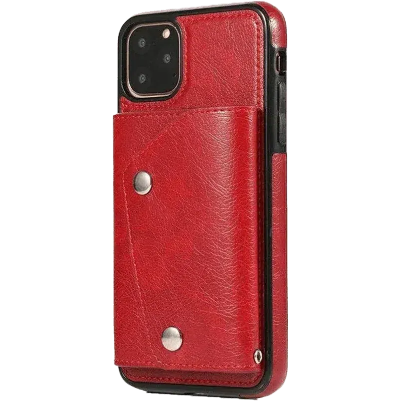 Red Vegan Leather | Wallet Case