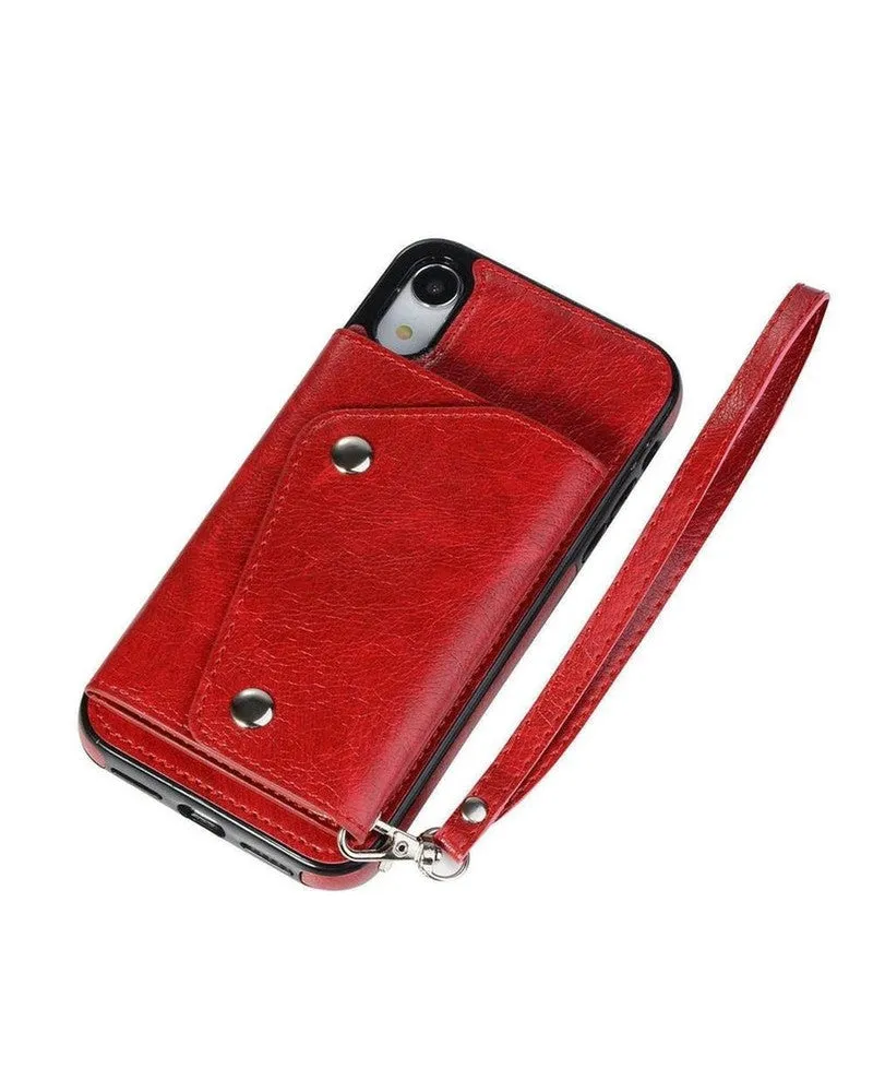 Red Vegan Leather | Wallet Case