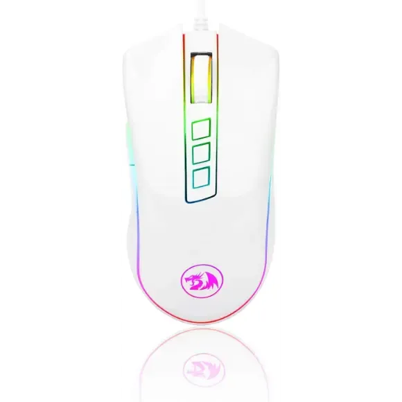 REDRAGON M711 COBRA GAMING MOUSE - WHITE