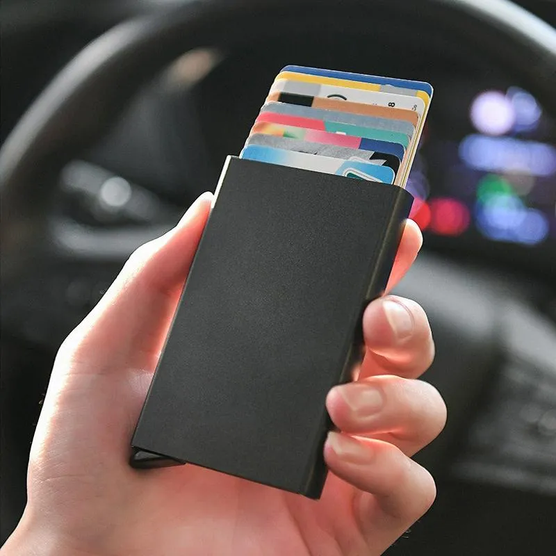 Rfid blocking wallet - slim card holder