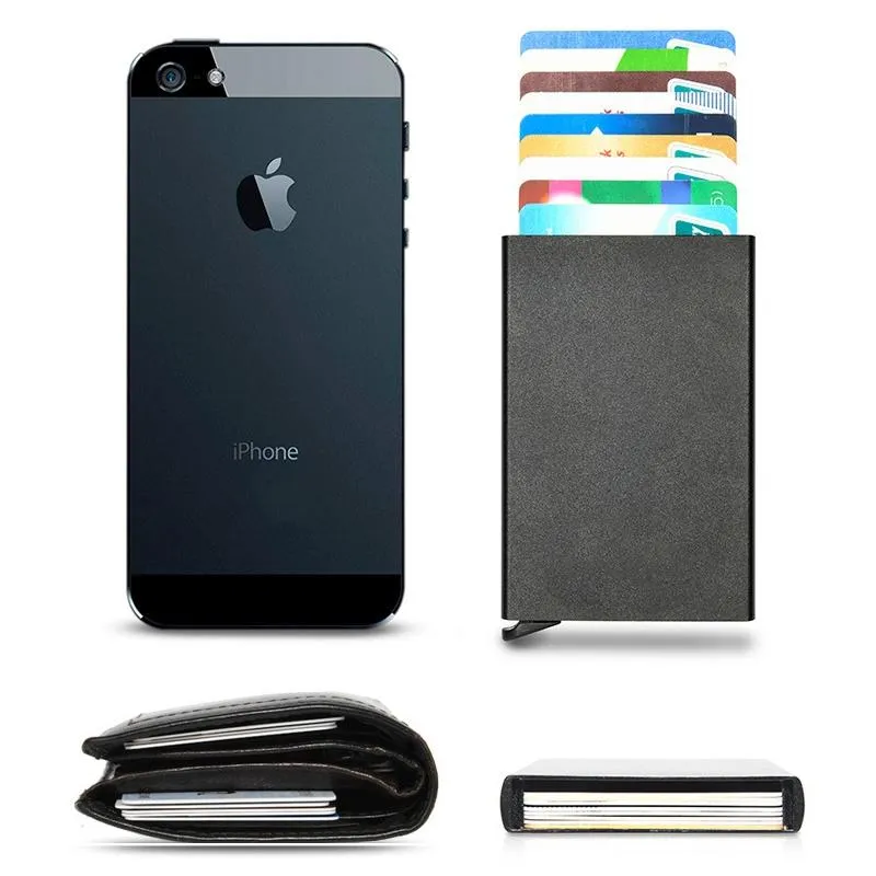 Rfid blocking wallet - slim card holder