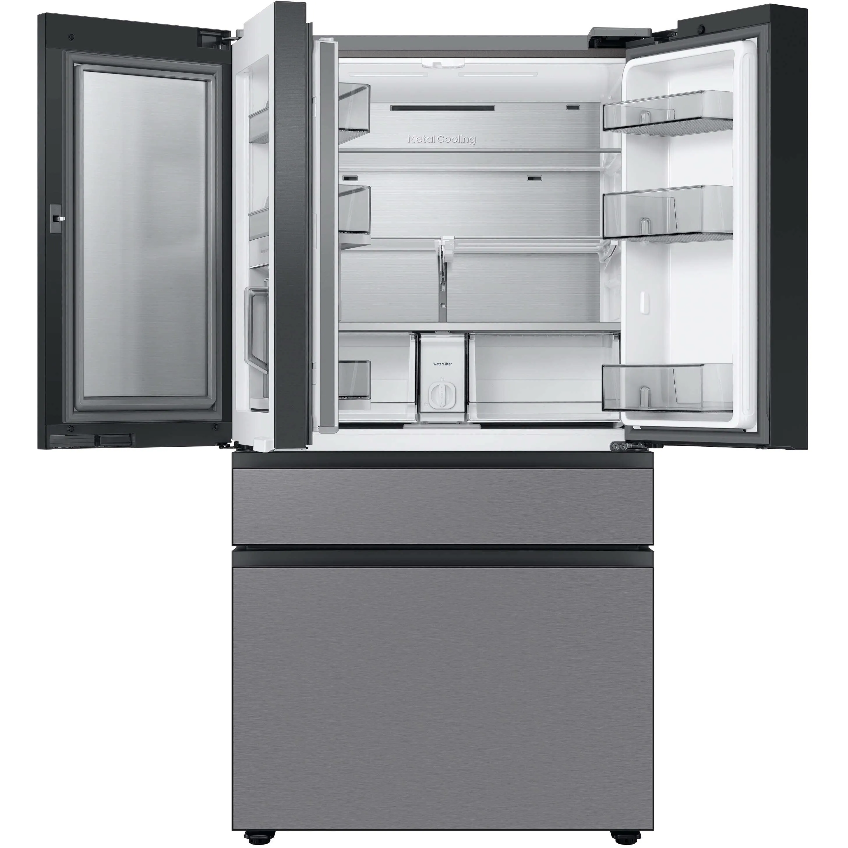 Samsung 36-inch, 28.8 cu.ft. French 4-Door Refrigerator with Dual Ice Maker RF29BB8600QLAA