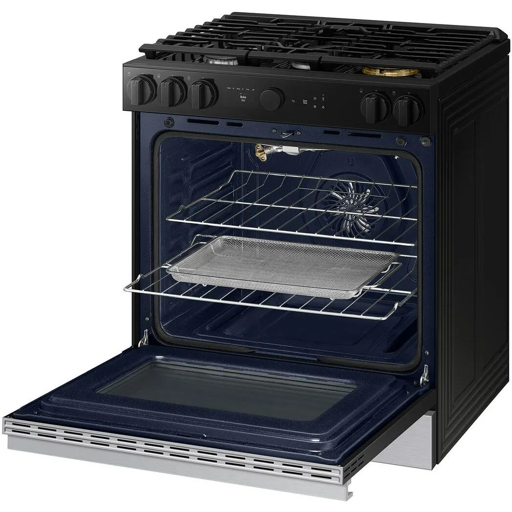 Samsung 6.0 cu. ft. Bespoke Smart Slide-In Gas Range NSG6DG8500SR/AA