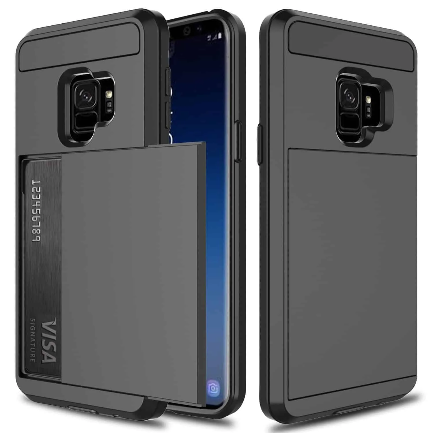 Samsung Galaxy S9 Plus Credit Card Case Black