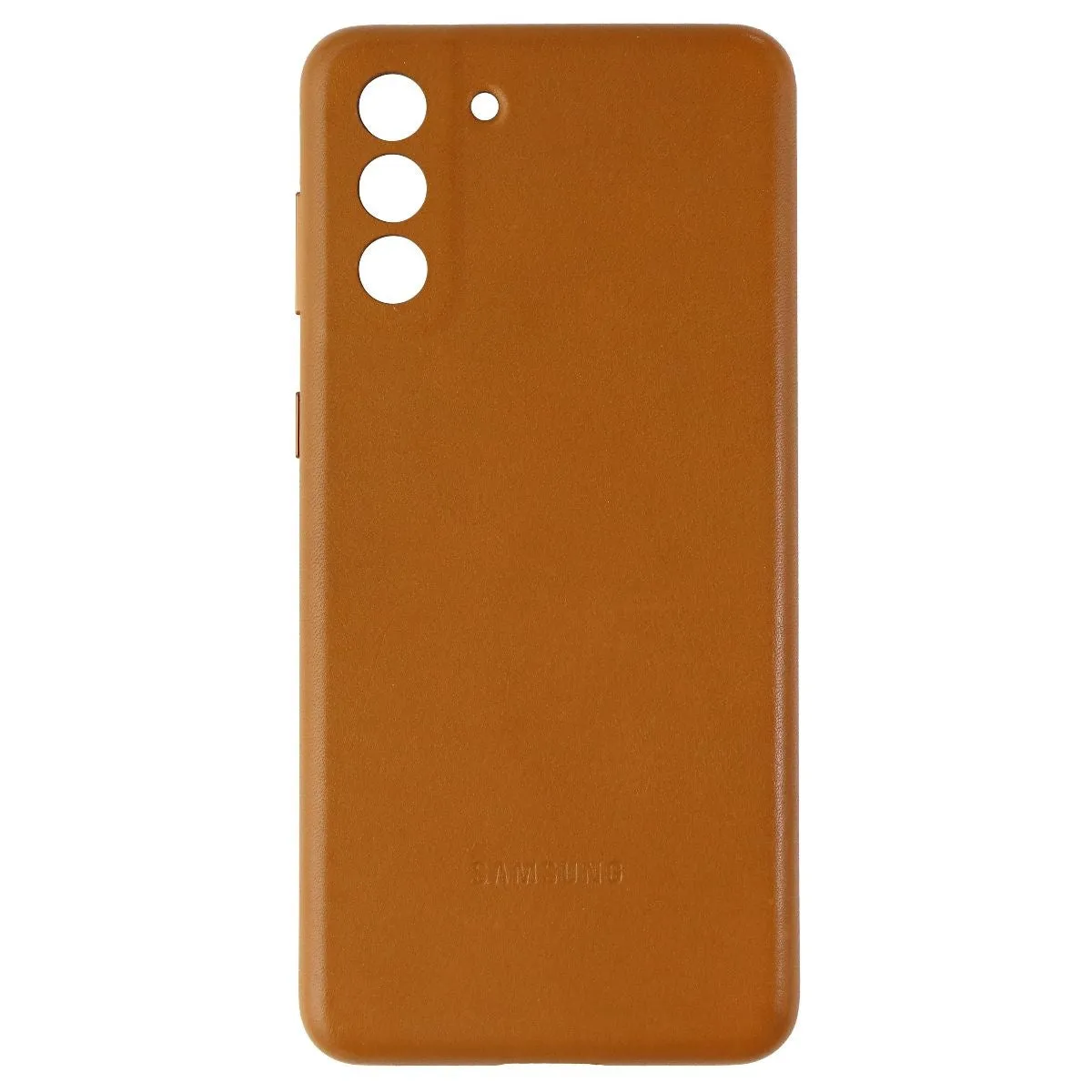 Samsung Leather Back Cover for Galaxy (S21 ) & (S21 ) 5G - Brown