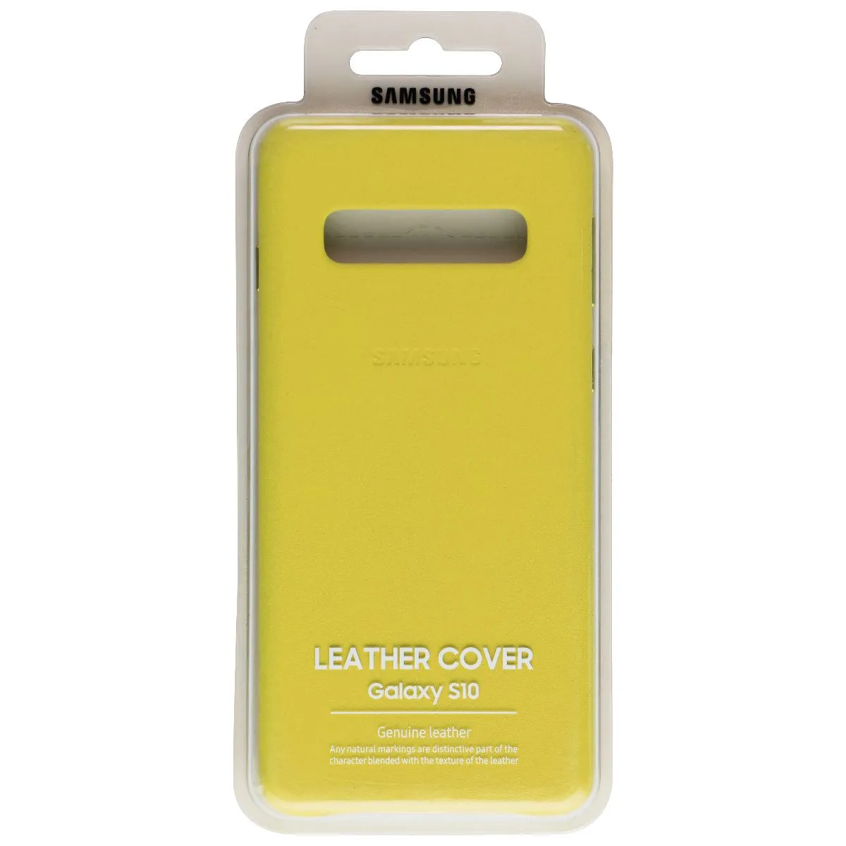 Samsung Official Leather Cover for Samsung Galaxy S10 - Yellow