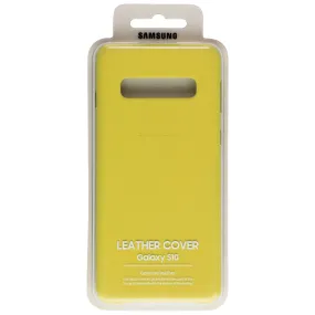 Samsung Official Leather Cover for Samsung Galaxy S10 - Yellow