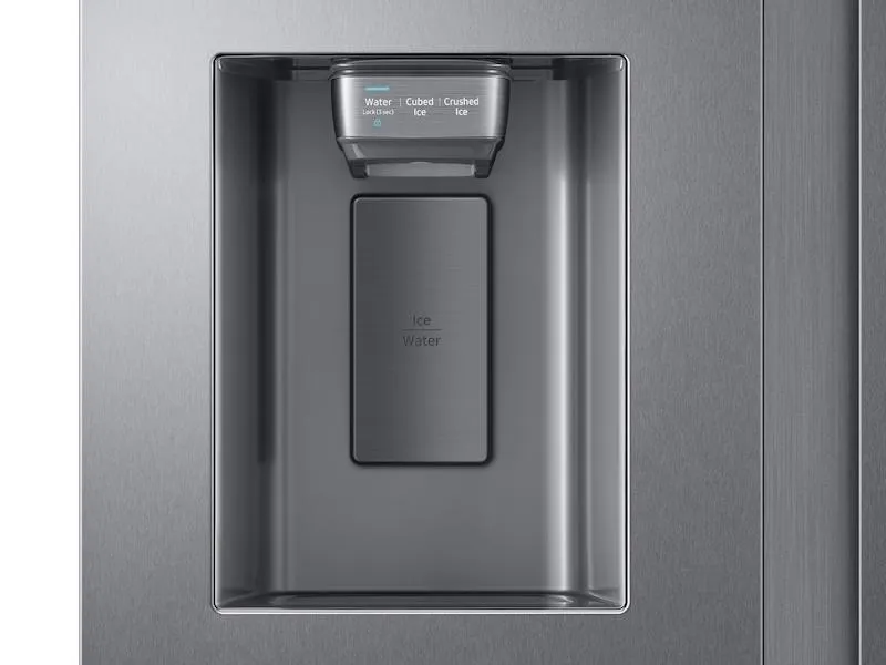 Samsung RS27T5201SR 27.4 cu. ft. Smart Side-by-Side Refrigerator with Large Capacity in Stainless Steel