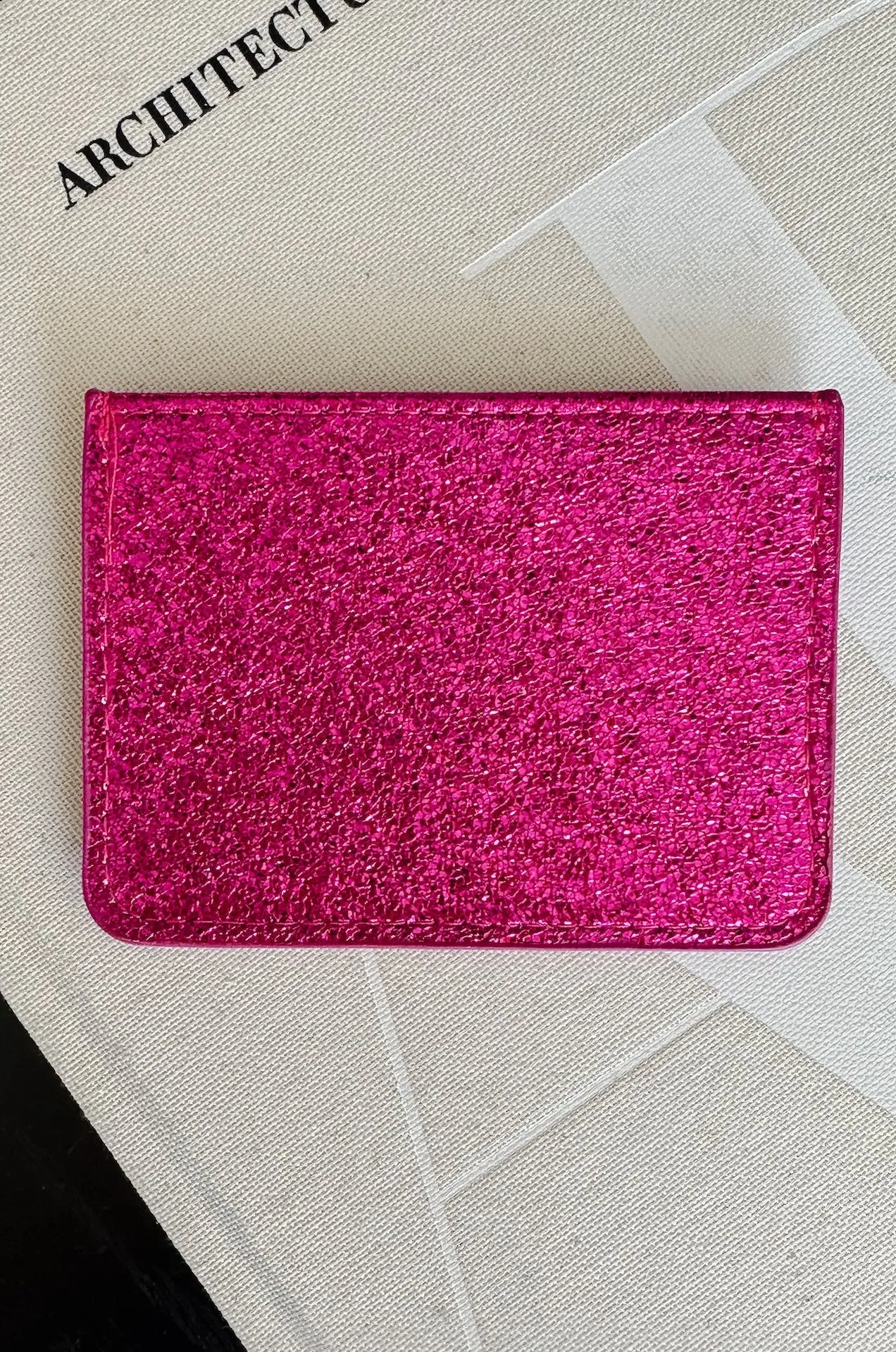 Shimmer Pink Card Holder