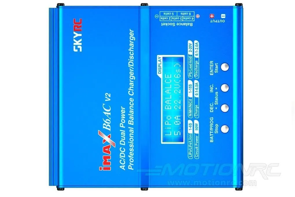 SkyRC B6AC V2 50W 6 Cell (6S) AC/DC LiPo Battery Charger