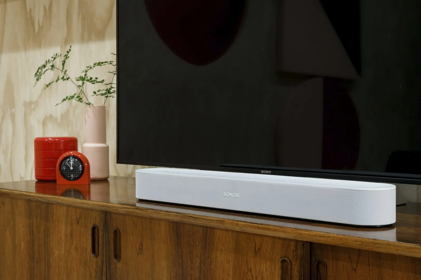 SoundBaras Sonos Beam, D klasės skaitmeninis stiprintuvas 10/100 Mbps, Wi-Fi ir AirPlay