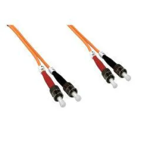 ST/ST OM2 Multimode Duplex Fiber Optic Cable, 50/125, 5 meter (16.5 foot)