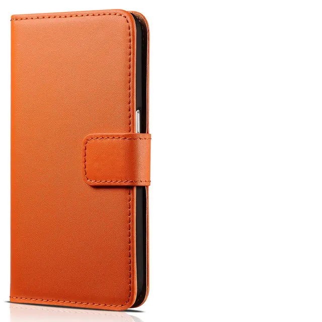 TOMKAS Flip Genuine Leather Wallet Case For iPhone 6 6S Plus With Card Slot Kickstand Phone Case For iPhone 6 Plus 6S Cases