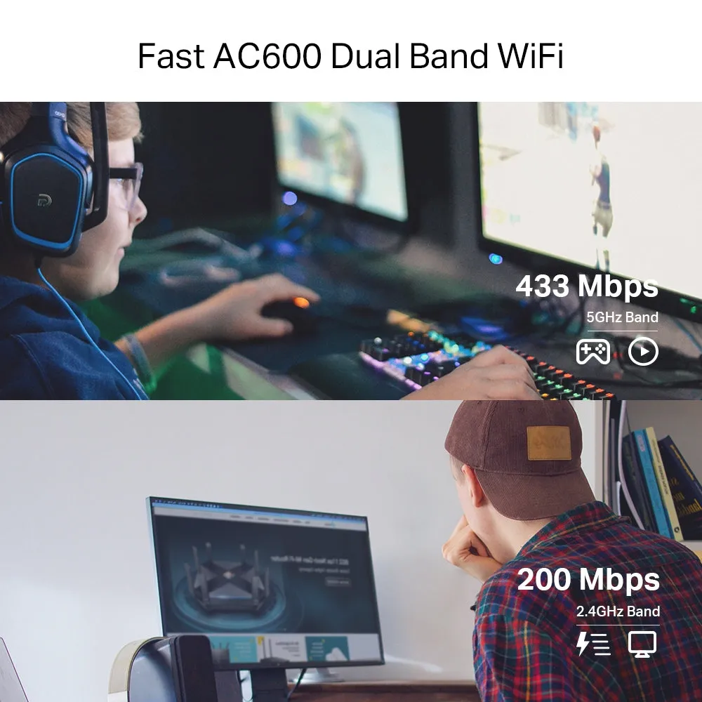 TP-Link Archer T2E AC600 Dual Band Wi-Fi High-Speed Wireless PCIe Adapter with MU-MIMO, WPA3, Low-Latency & High-Gain Antenna for Desktop Computers (Windows Only) | Network Adapters | TP LINK TPLINK