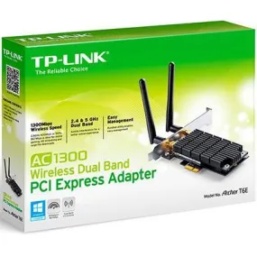 Tp-Link Archer T6E Ac1300 Wireless Dual Band Pci Express Adapter