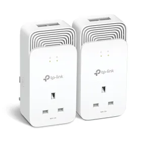 Tp-Link Pg2400p Kit V1 - Powerline Adapter Kit 1Gbe, G.Hn - Wall-Pluggable