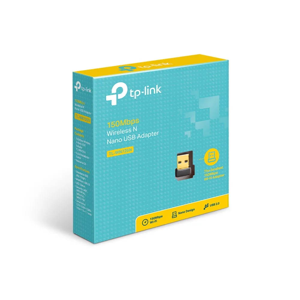 Tp-Link Tl-Wn725n - 150Mbps Nano Wi-Fi Usb Adapter