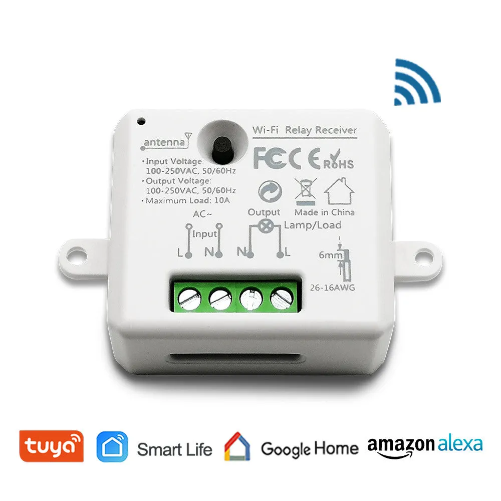 Tuya Smart Life Tiny WiFi Switch Socket Module DIY Smart Light and Socket Google Home Echo Alexa Voice Control Remote Control