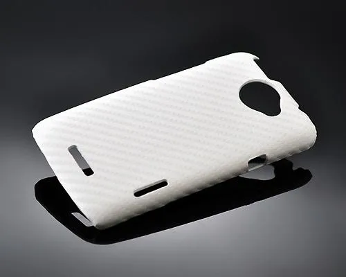 Twill Series HTC One X Leather Case - White