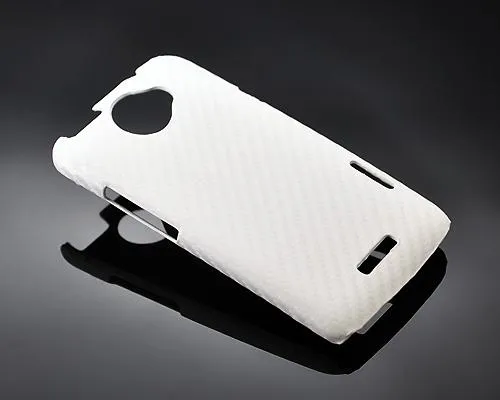 Twill Series HTC One X Leather Case - White