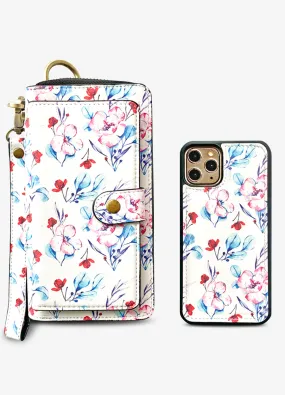 Ultimate Wristlet Phone Case in Sweet Blossoms