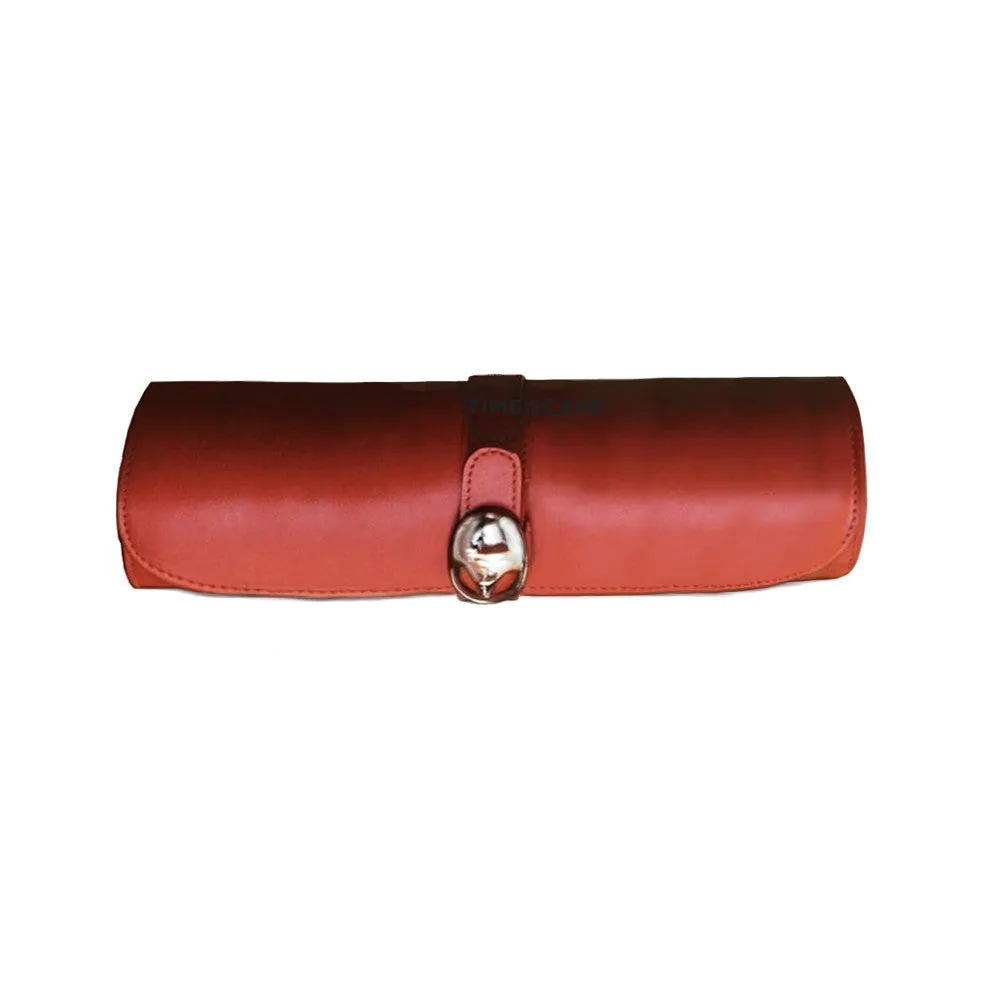 UNDERWOOD (LONDON) - Large Leather Watch Roll | UN205/TAN