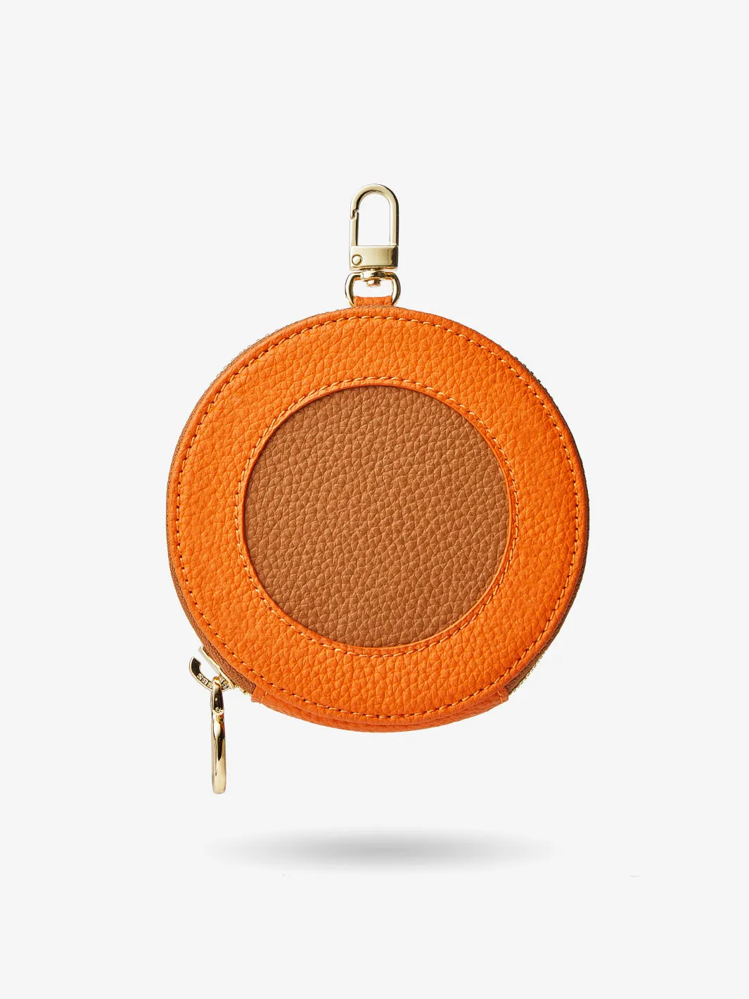 Unique Design Set- Detachable Wireless Charging Crossbody Wallet Phone Case Round Pouch Set