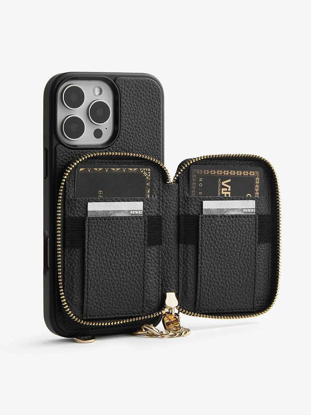 Unique Design Set- Wireless Charging Phone Case With Detachable Wallet