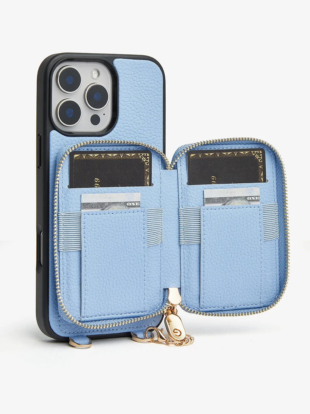 Unique Design Set- Wireless Charging Phone Case With Detachable Wallet