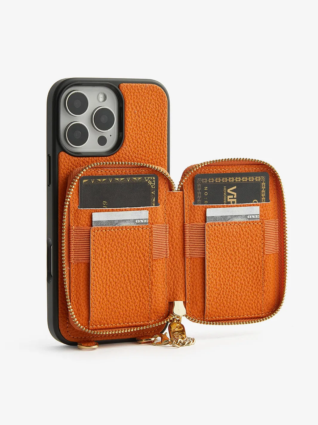 Unique Design Set- Wireless Charging Phone Case With Detachable Wallet