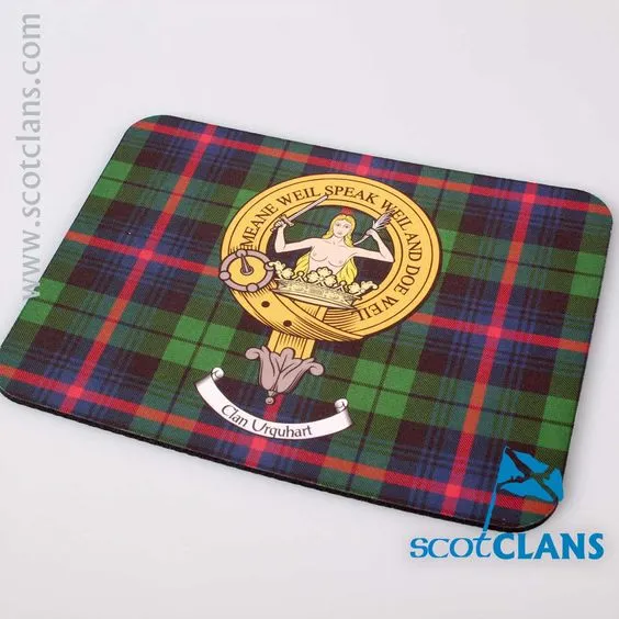 Urquhart Clan Crest Mouse Pad