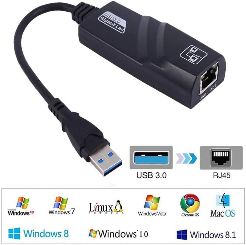 Usb 3.0-To-J45 Ethernet Ethernet Lan Network Adapter Se-L76