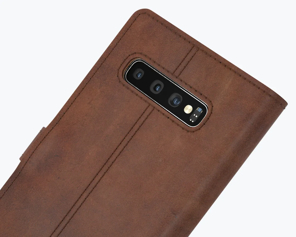 Vintage Leather Wallet - Samsung Galaxy S10 Plus