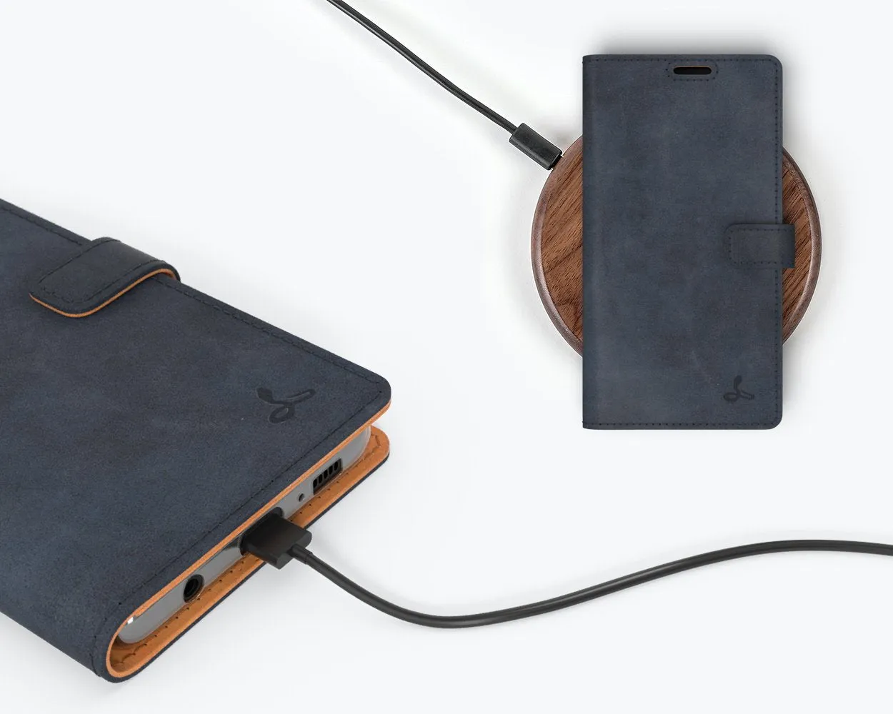 Vintage Leather Wallet - Samsung Galaxy S10 Plus