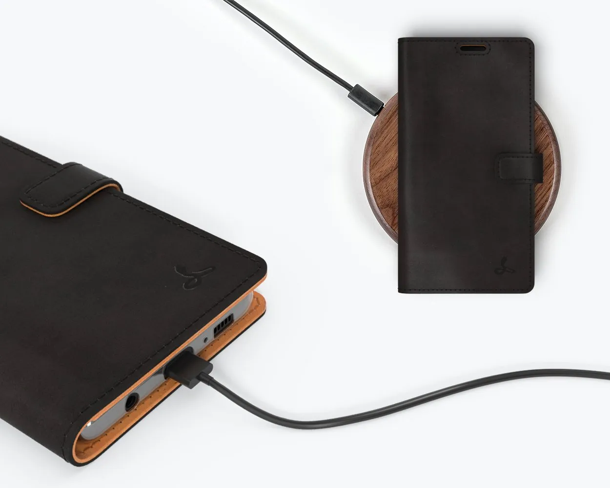 Vintage Leather Wallet - Samsung Galaxy S10 Plus