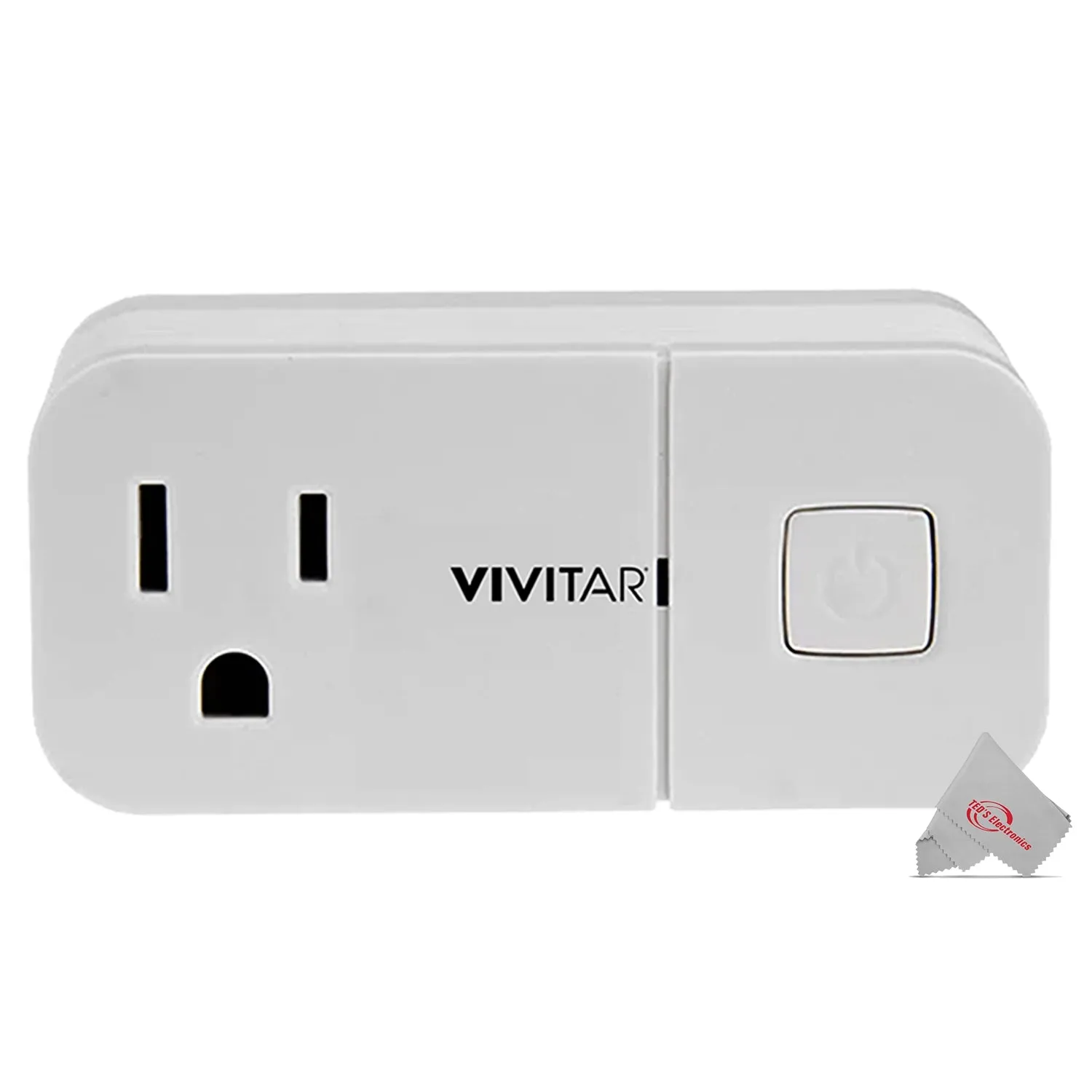 Vivitar Wireless Remote Smart Plug Horizontal 2.1A USB (HA-1006)